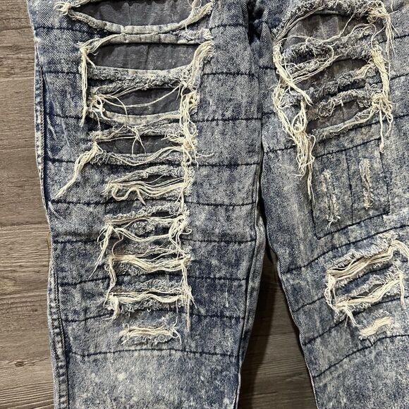 Vintage kozmic blues jeans women’s Size 29 M Retro Acid Washed Distressed - Picture 3 of 10
